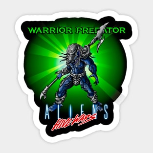 Predator Warrior Sticker